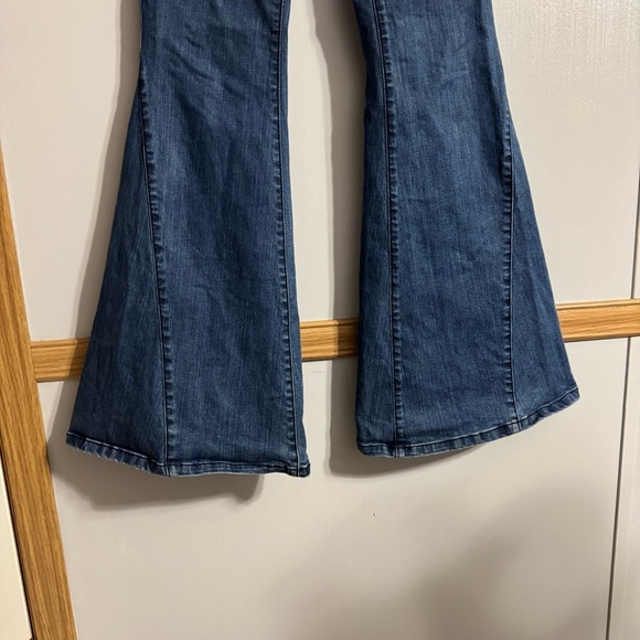 O2 Denim High Waist Bellbottom Flare Jeans Size 25 - Picture 7 of 8